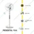 Sun King Solar Powered Pedestal Fan With Ultra Quiet Cooling